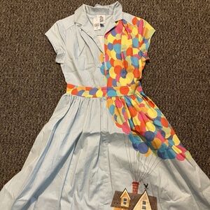 NWT Disney Parks The Dress Shop UP Balloons House Carl Fredricksen Russell XS